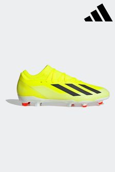 أصفر - Adidas Football X Crazyfast League Firm Ground Adult Boots (168002) | 510 ر.س