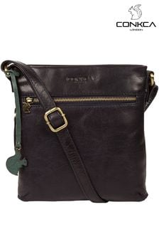 Conkca Yayoi Leather Cross-Body Bag (168198) | CA$133