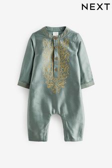 Green Occasion Baby Romper (0mths-2yrs) (168490) | 31 € - 34 €