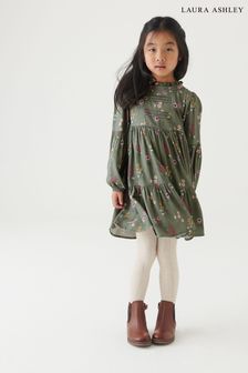 Laura Ashley Green Pintuck Dress (168755) | €47 - €54