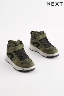 Boys Trainers Green Plain Casual Sportswear Next Luxembourg