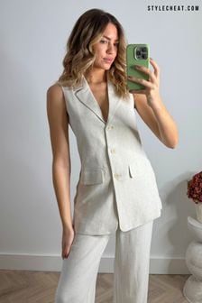 Style Cheat Claire Linen Waistcoat Top (169689) | 345 zł