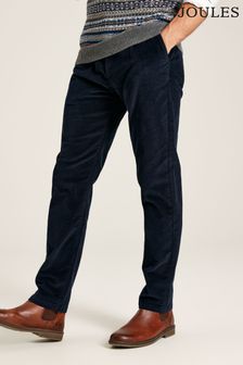 Темно-синий - Вельветовые брюки прямого кроя Joules (169927) | €82