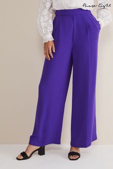 Phase Eight Purple Azylnn  Wide Leg Trousers (169931) | €54