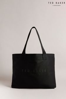 Czarny - Torba typu tote Ted Baker Lukkee z logo (170018) | 220 zł