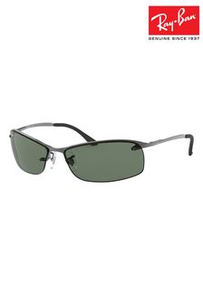 Grijs messing en groene glazen - Ray-Ban® zonnebril (170282) | €160