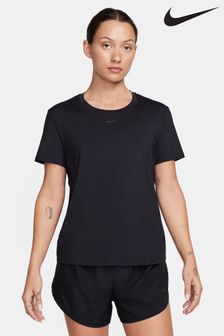Czarny - Nike One Classic Dri-fit Short Sleeve Top (170378) | 210 zł