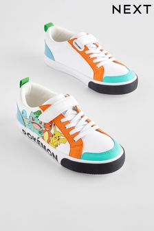 Pokemon One Strap Elastic Lace Trainers