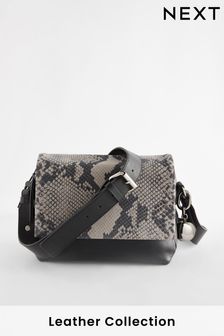 Snake Leather Orb Cross- Body Bag (170462) | $104