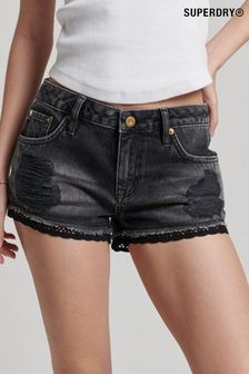 Superdry Black Denim Hot Shorts (170680) | €68