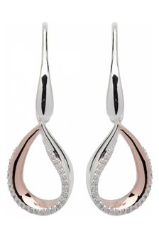 Unique & Co Ladies Collection Silver Tone Earrings (170851) | €108