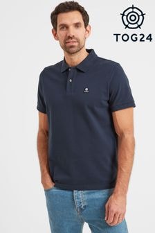 Tog 24 Blue Aketon 100% Cotton Polo Shirt (172936) | $43