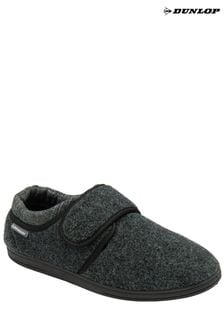 Dunlop Grey Touch Fastening Full Mens Slippers (173062) | 109 QAR