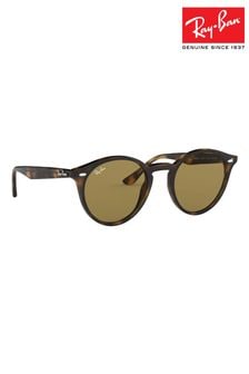 Черепаховый коричневый - Круглые солнцезащитные очки Среднего размера Ray-ban (173415) | 84 110 тг