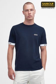 Barbour® International Navy Heim T-Shirt (173925) | AED277