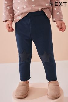 Marineblau - Leggings mit kuscheligem Fleecefutter (3 Monate bis 7 Jahre) (174284) | 7 € - 10 €