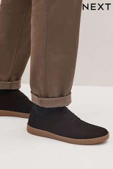 Fekete - Suede derby cipők (174339) | 22 630 Ft