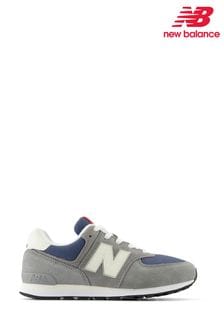 Gri - New Balance 574 pantofi sport pentru băieți (174387) | 388 LEI