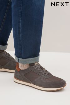 Серый - Замшевые кроссовки (174893) | €46