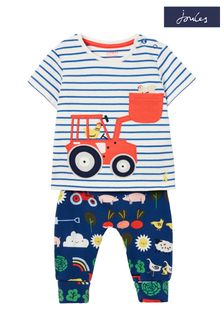 Joules Blue Byron Artwork Set 0-3 Years 2 Piece (175057) | TRY 646 - TRY 715