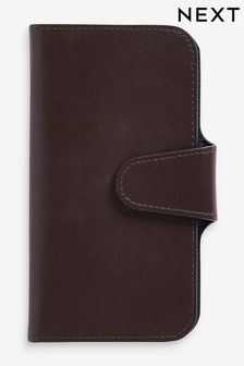 Brown iPhone 14 Pro Leather Wallet Case (175462) | 60 zł