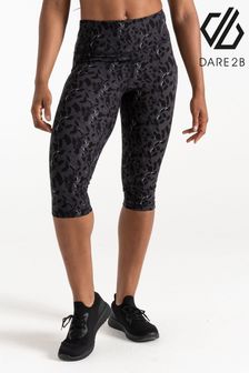 Negru - Dare 2b Influential 3/4 Leggings (175497) | 167 LEI