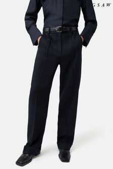 Jigsaw Harley Cotton Turn Up Trousers (175789) | 337 €