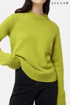 Jigsaw Compact Wool Crew Jumper (175791) | AED549