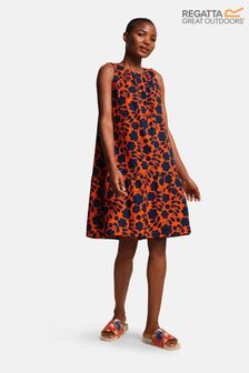 Regatta Orange Orla Kiely Summer Sleeveless Dress