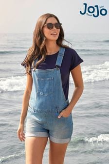 Cotton On Dungarees  Buy Cotton On Women Blue Color The Classic Overall Denim  Short Dungaree Online  Nykaa Fashion