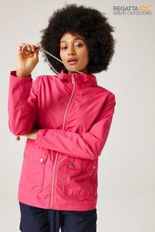 Regatta Pink Chrome Bayletta Waterproof Jacket (176325) | kr727