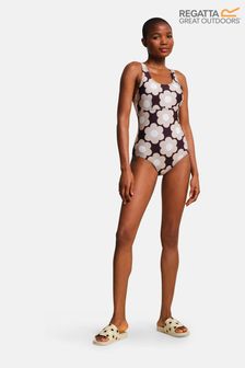 Regatta Black/White Orla Kiely II Swimsuit (176400) | ₪ 196