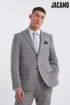 Jacamo Grey Sam Check Suit Jacket (176455) | €62