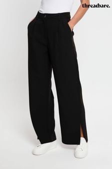 Threadbare Black Wide Leg Tailored Trousers (176567) | SGD 58