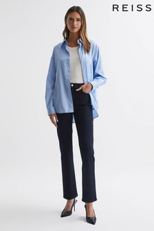 Reiss Night Fever Cindy 30 Paige Straight Leg High Rise Jeans (176715) | ₪ 1,211