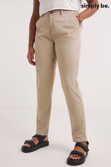 Simply Be Nude Tapered Chino Trousers (177343) | €23