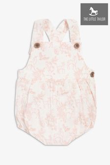 The Little Tailor Easter Bunny Baby Woven Rompersuit