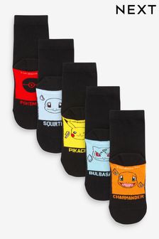 Black 5 Pack Cotton Rich Socks (177542) | $34 - $40