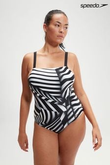 Speedo Womens Amberglow Shaping One Piece Swimsuit with Removable Bra Pads and Bust Support (178184) | €72