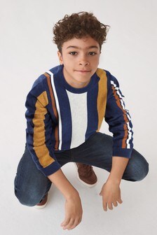 Vertical Stripe Jumper (3-16yrs)
