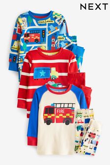 Multi Transport Snuggle Pyjamas 3 Pack (9mths-8yrs) (178457) | $65 - $77