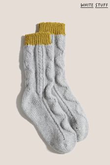 White Stuff Natural Cable Boot Socks (1785P4) | 11 €