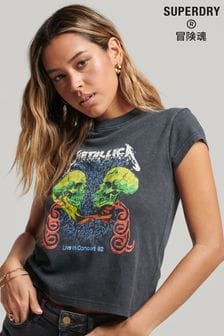 Superdry Metallica T-Shirt mit Flügelärmeln (179076) | 45 €