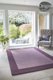 Origin Rug Collection. Mauve Borders Rug (179130) | €95 - €470