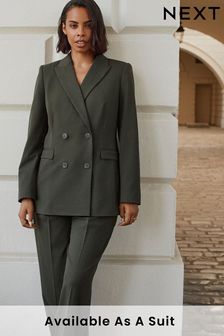 Dark Green Rochelle Humes Tailored Double Breasted Blazer (179366) | €36