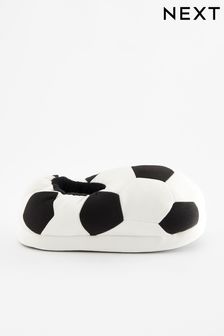 Black/White Football 3D Novelty Slippers (179445) | €13 - €16