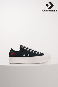 Converse Cherry Embroidered Ox Lift Trainers