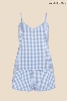 Ensemble pyjama Accessorize Bleu en crépon de seersucker (179625) | €19