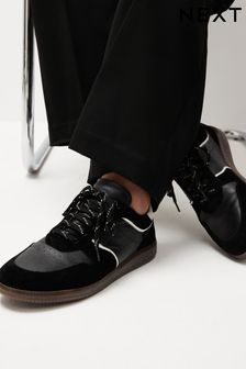 Черный - Низкие кожаные кроссовки в стиле ретро Signature Forever Comfort® (179957) | €50