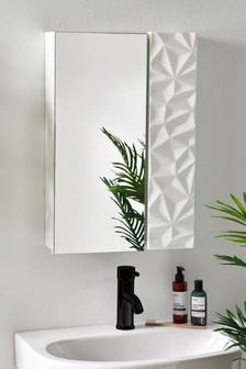 White Mode Mirror Wall Cabinet (180101) | 37,380 Ft